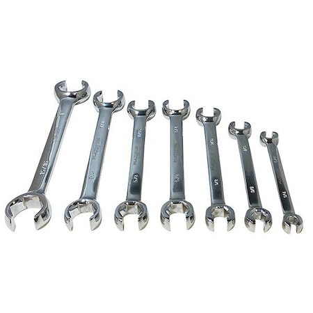 Atd Tools ATD 7-Piece SAE Flare Nut Wrench Set 99700